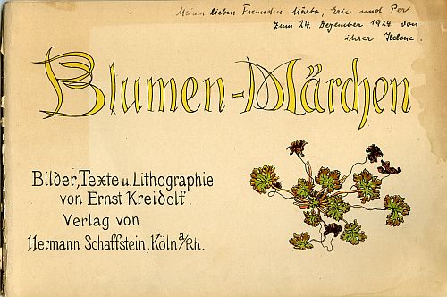 Blumenmärchen von Ernst Kreidolf.