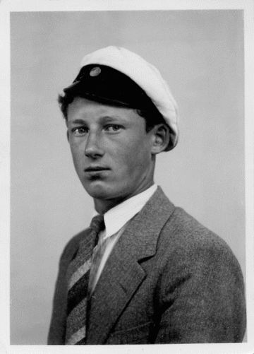 Erik af Sillén vid 20 års ålder
