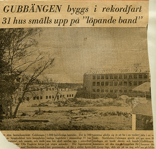 Gubb&auml;ngen byggs i rekordfart