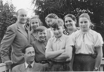 Familjen Dörries i Münster 1953.