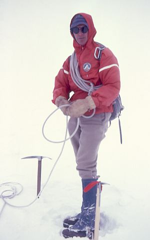 Werner Perren on Monte Rosa 1973.