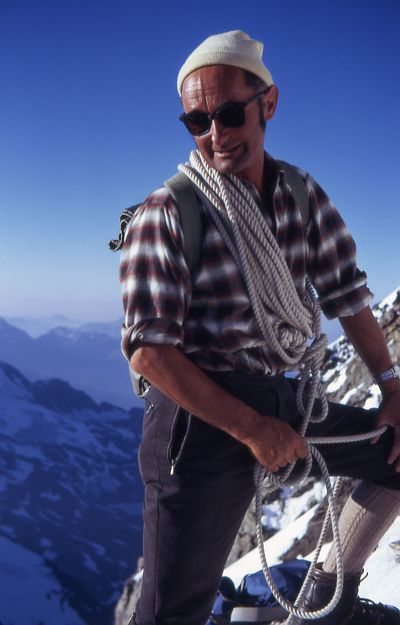 Josef Lauber, Mountain guide from Zermatt.