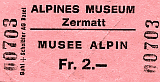Museum ticket.