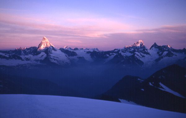 Matterhorn and Dent Blanche.
